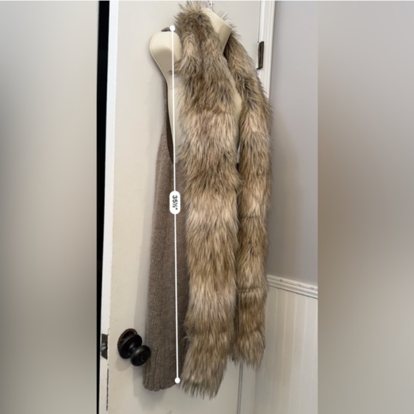 Steve Madden Fur Sweater Vest with Hidden Pockets XL - Picture 6 of 8